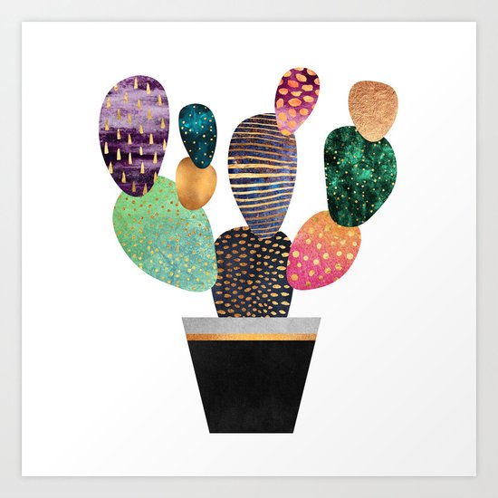 Pretty Cactus Art Print