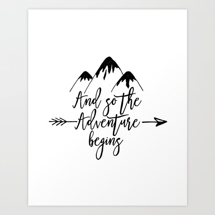 Adventure Awaits Inspirational Wall Art Adventure Nursery Decor
