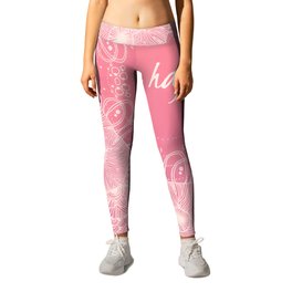 Be happy Leggings | Adorable, Smile, Kaeidoscope, Pinkabstract, Abstractart, Happy, Abstraction, Hippie, Abstracters, Happiness 