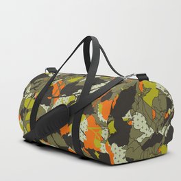 Beech leaf camouflage - plus lines Duffle Bag