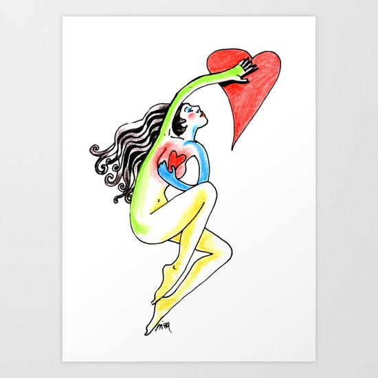 Journey Back to Love Art Print
