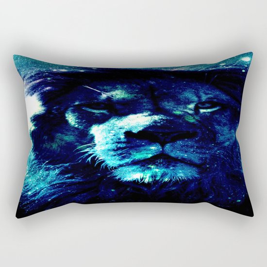Galaxy Lion Rectangular Pillow