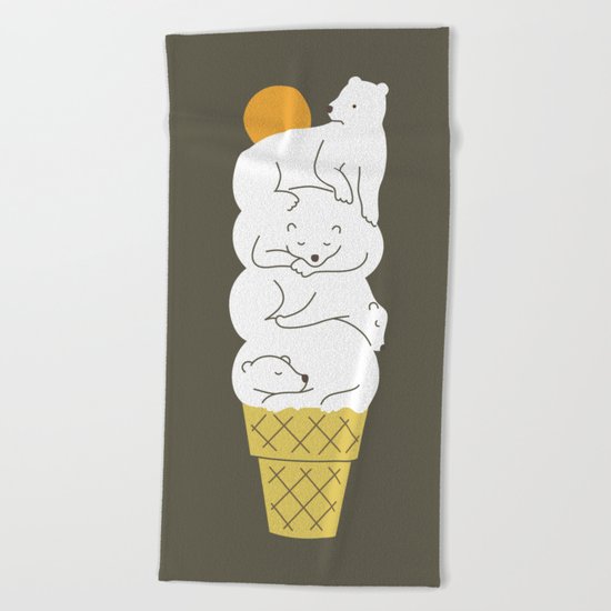 Summer is here Beach Towel