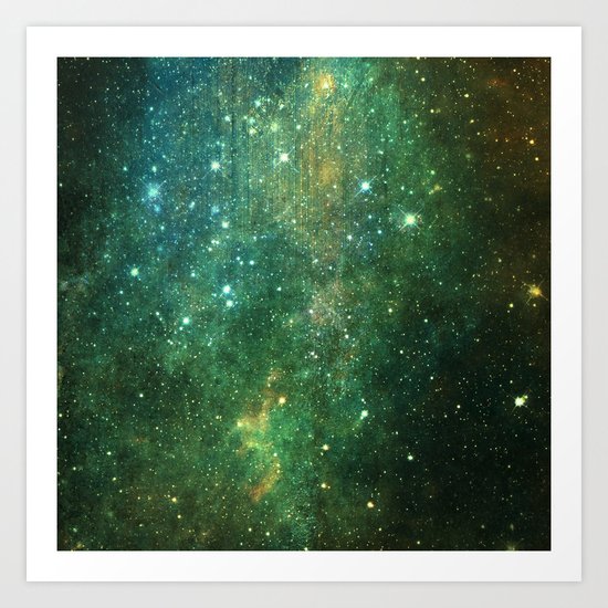 Desert Night Sky Art Print