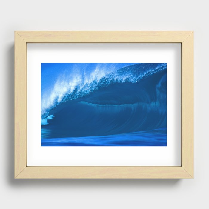 Perfect Teahupoo Recessed Framed Print