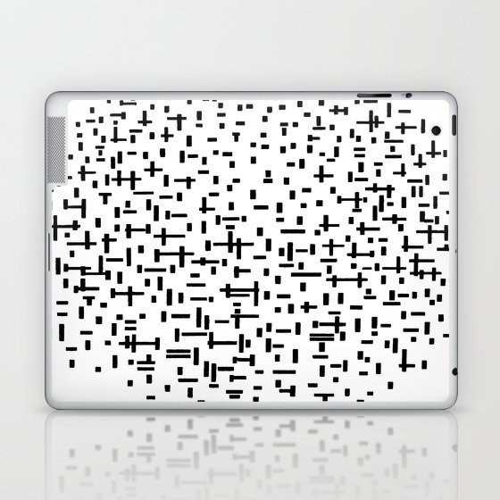Piet Mondrian (1872-1944) - Composition in Line, second state (Compositie in lijn tweede staat) - 1917 - De Stijl, Neoplasticism, Cubism, Geometric Abstraction - Oil - Digitally Enhanced - Laptop & iPad Skin