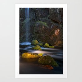 Waterfall in Menzenchwand Art Print
