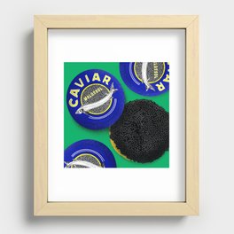 Caviar Recessed Framed Print