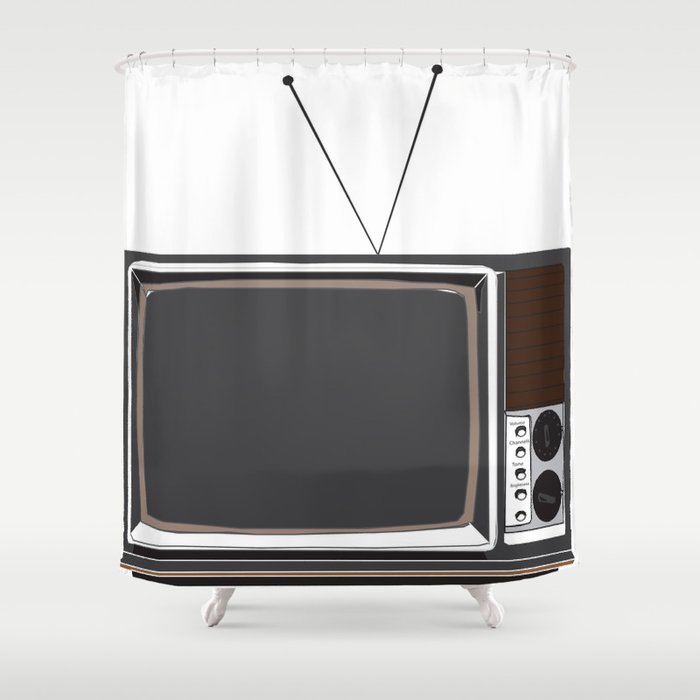 Television Shower Curtain