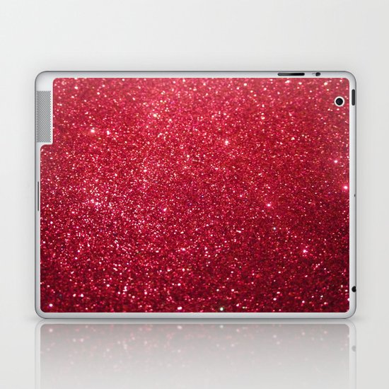 Red Glitter Laptop & iPad Skin