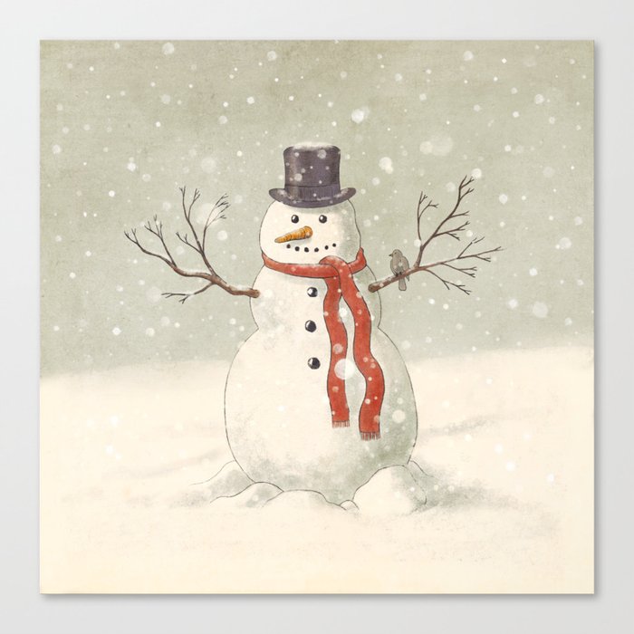 The Snowman  Canvas Print