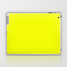 Neon Yellow Simple Modern Color Collection Laptop Skin