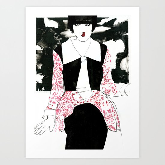 “Did everything just taste purple for a second?” Art Print