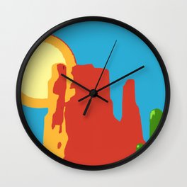Desert Wall Clock