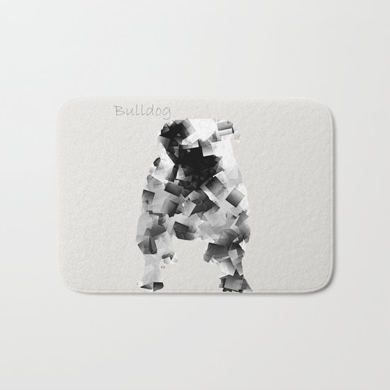 the bulldog Bath Mat