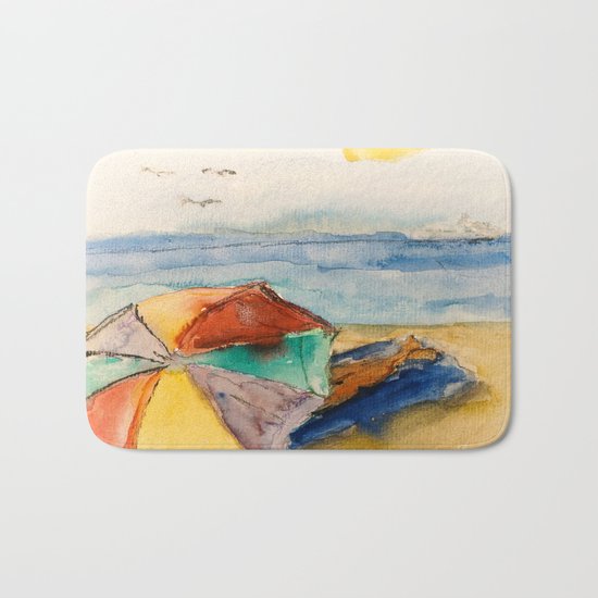 Seaside Holidays Bath Mat