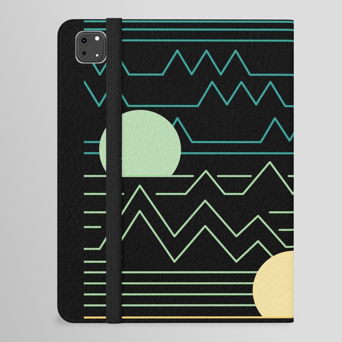 Mountain Forest Moon iPad Folio Case