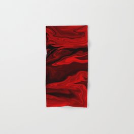 Blood Red Marble Hand & Bath Towel
