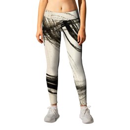Abstract curve 424 Leggings