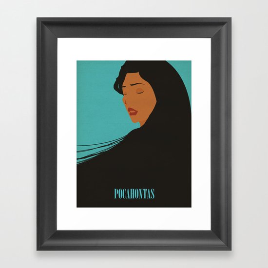 Pocahontas Framed Art Print