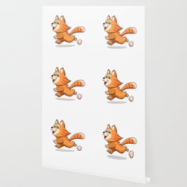 Running Cat Cat Cartoon Cute Cat Wallpaper By Marios Society6