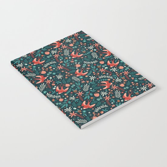 Flying Swallows Notebook