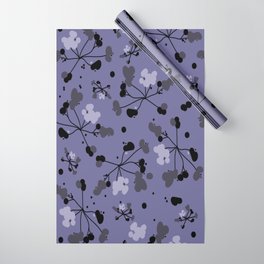 Puffy Dill Purple Wrapping Paper