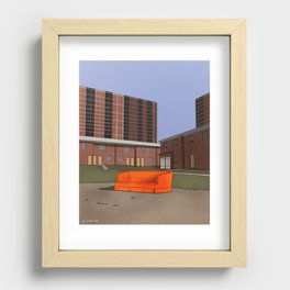 The Pit Recessed Framed Print