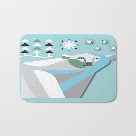 Polar Bear Bath Mat
