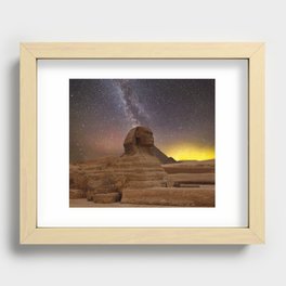 egypt night sky Recessed Framed Print