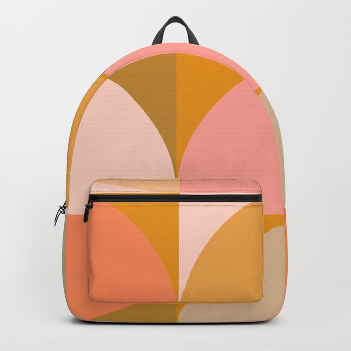 Abstract Sunny Fields Pattern Backpack