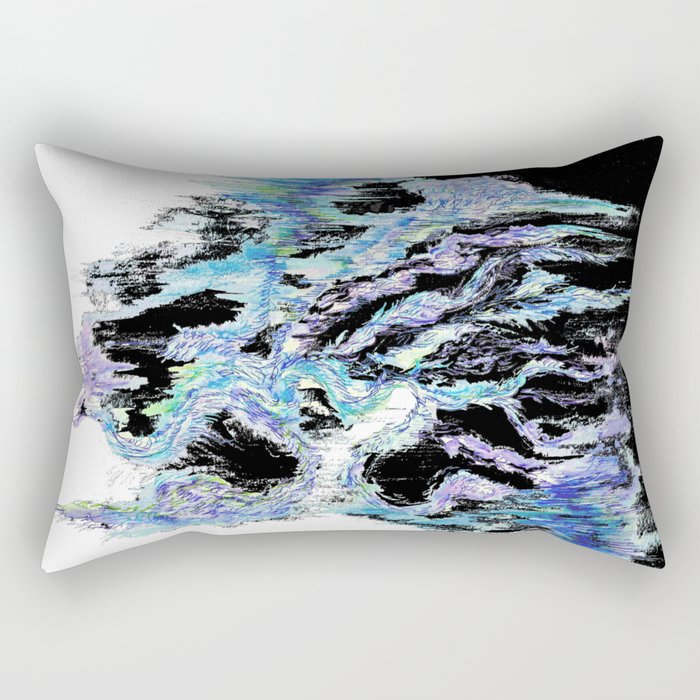 Water Dragons Rectangular Pillow