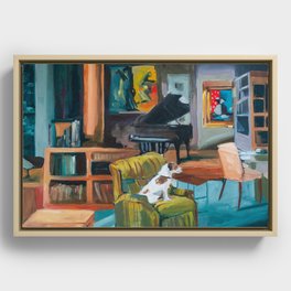Frasier’s apartment Framed Canvas
