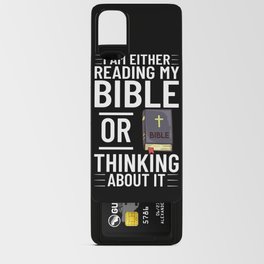Jesus Bible Cross Nazareth Study Quotes Android Card Case