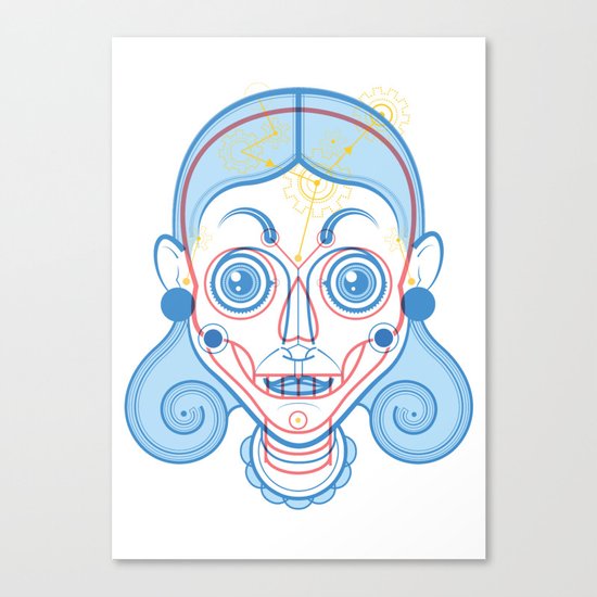 A Rare Girl Canvas Print