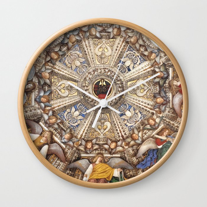 Renaissance Fresco Vaulting decoration of the Sacristy of St Mark (detail) Wall Clock