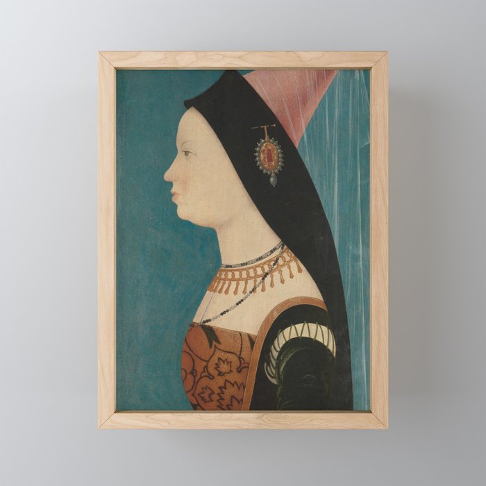 Medieval Princess Framed Mini Art Print