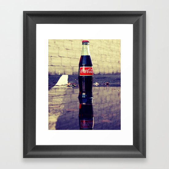Coca-Cola Reflection Framed Art Print
