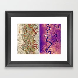 Mississippi River Fisk/Lidar Sheet 7 Framed Art Print
