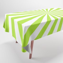 Light Lime Rays Tablecloth