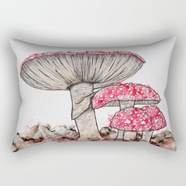 Amanita Muscaria Rectangular Pillow