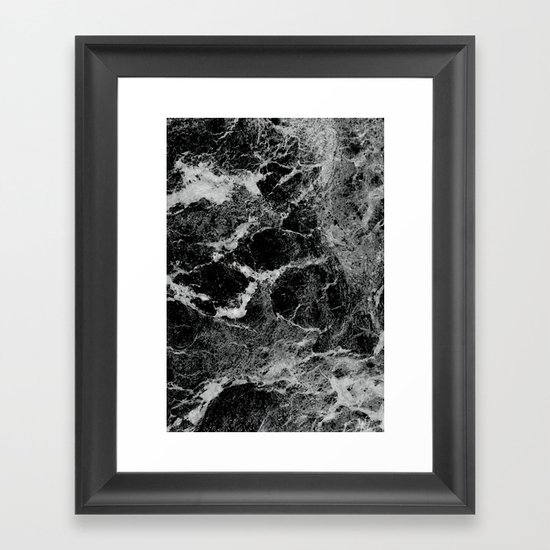 Marble Framed Art Print