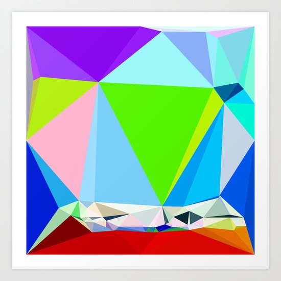 Triangles 06/01/14 Art Print