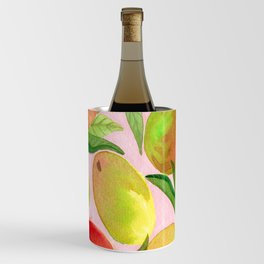 Mango Watercolor Painting Wine Chiller