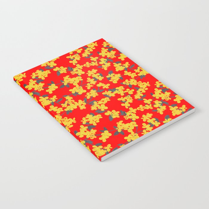 Red Blossom Notebook