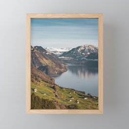 Swiss Alps Framed Mini Art Print