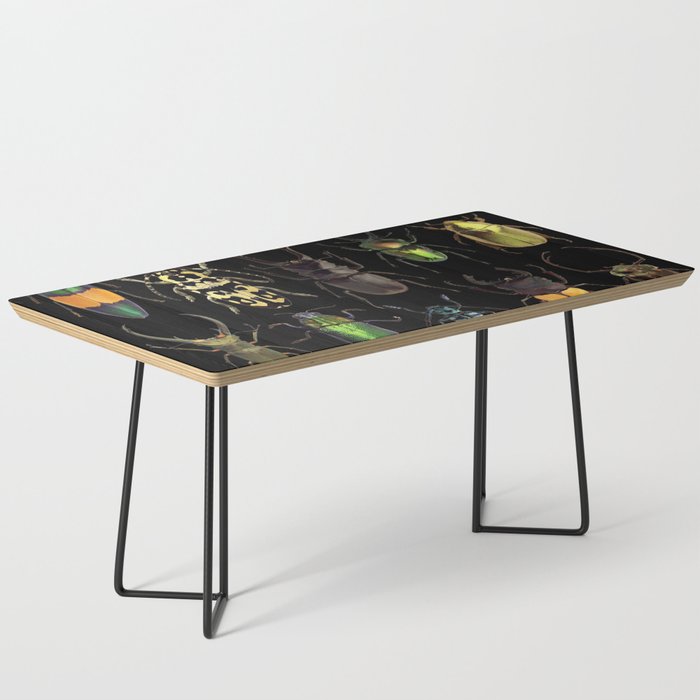 Insects Beetles Collage Coffee Table