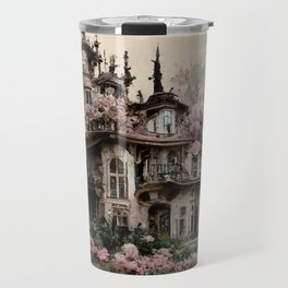 Dream house in a garden Travel Mug