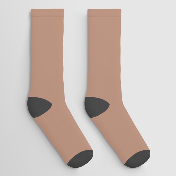 Light Mocha Brown Socks