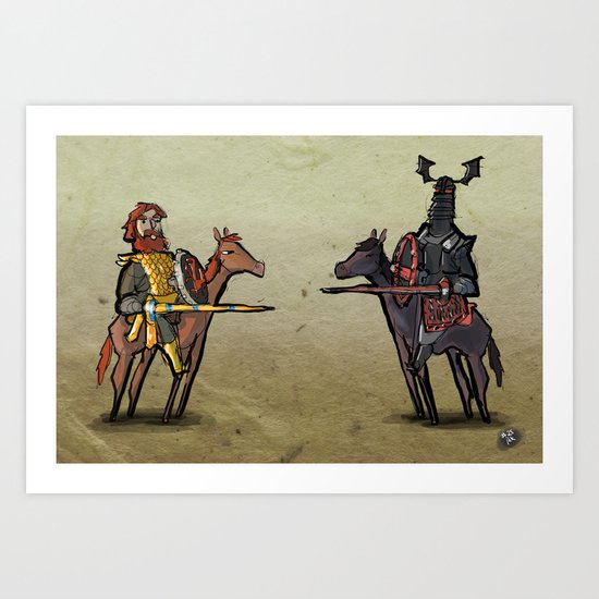 Use Verb on Noun #25: Conquests of Camelot Art Print